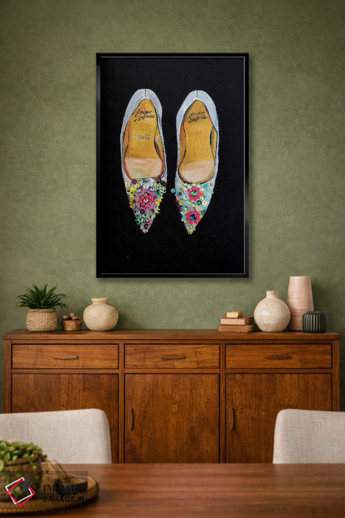 تابلو دکوراتیو کریستین لوبوتن جواهرنشان اثر رونگرونگ دوو - D2B