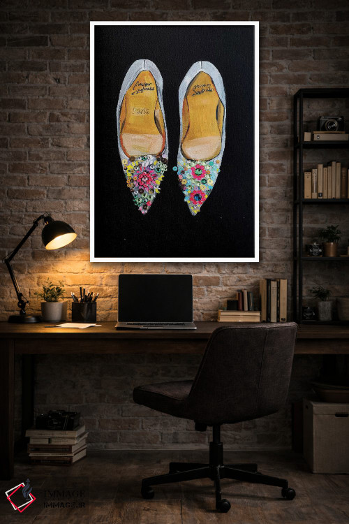 تابلو دکوراتیو کریستین لوبوتن جواهرنشان اثر رونگرونگ دوو - D3W