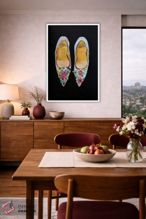 تابلو دکوراتیو کریستین لوبوتن جواهرنشان اثر رونگرونگ دوو - D4W