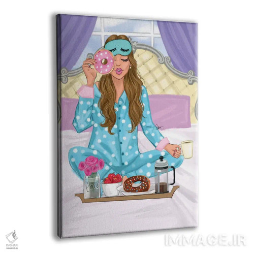 تابلو دکوراتیو آدری مدرن اثر رونگرونگ دوو - نمای پرسپکتیو محصول