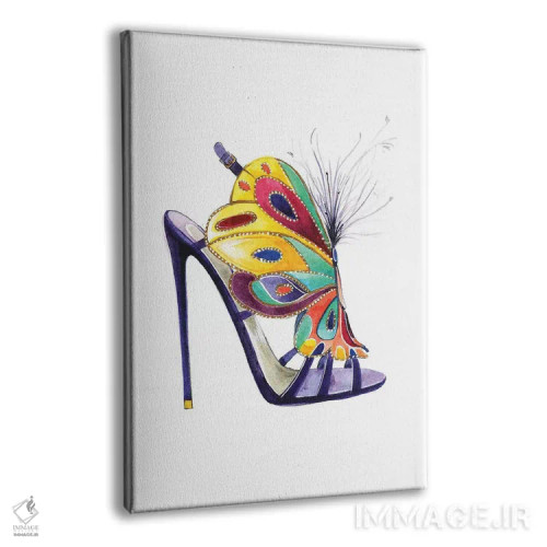 تابلو دکوراتیو کفش پروانه ای از برایان اتوود اثر رونگرونگ دوو - نمای پرسپکتیو محصول