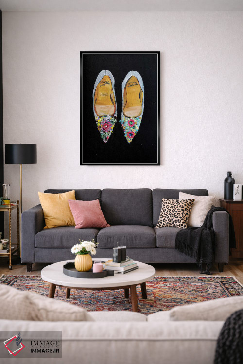 تابلو دکوراتیو کریستین لوبوتن جواهرنشان اثر رونگرونگ دوو - D5B