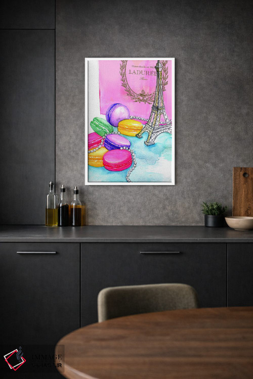 تابلو دکوراتیو بعد از ظهر در پاریس اثر رونگرونگ دوو - D1W