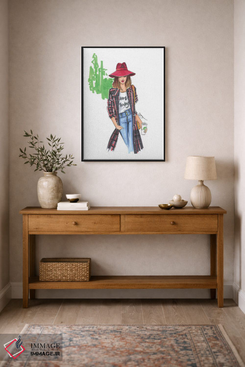 تابلو دکوراتیو امروز نه اثر رونگرونگ دوو - D2B