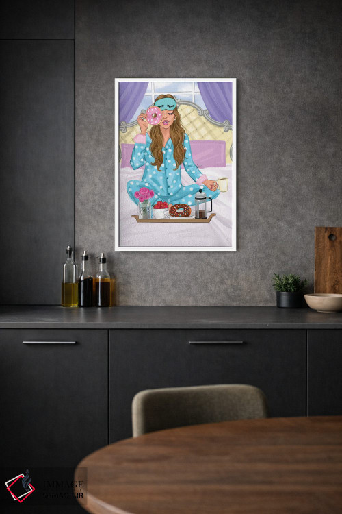 تابلو دکوراتیو آدری مدرن اثر رونگرونگ دوو - D1W