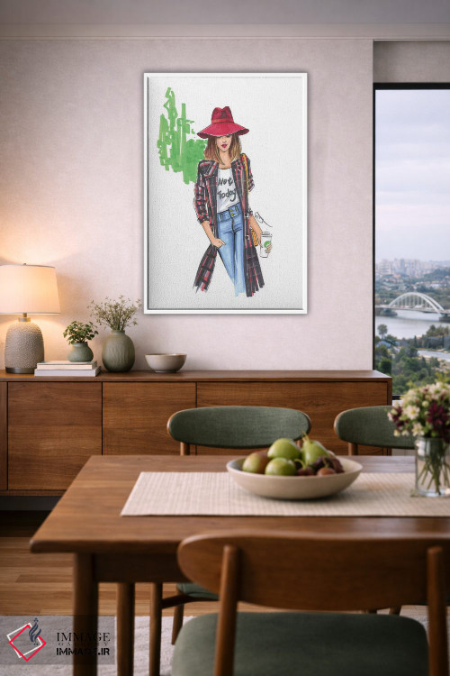 تابلو دکوراتیو امروز نه اثر رونگرونگ دوو - D5W