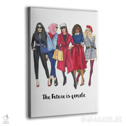 تابلو دکوراتیو روز زن ۲۰۱۸ اثر رونگرونگ دوو - نمای پرسپکتیو محصول