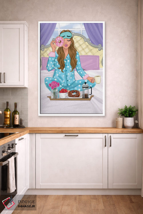 تابلو دکوراتیو آدری مدرن اثر رونگرونگ دوو - D2W