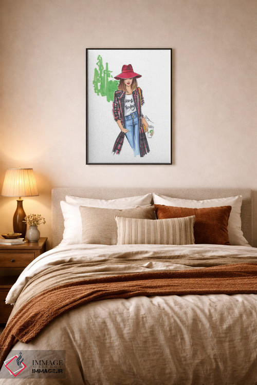 تابلو دکوراتیو امروز نه اثر رونگرونگ دوو - D6B