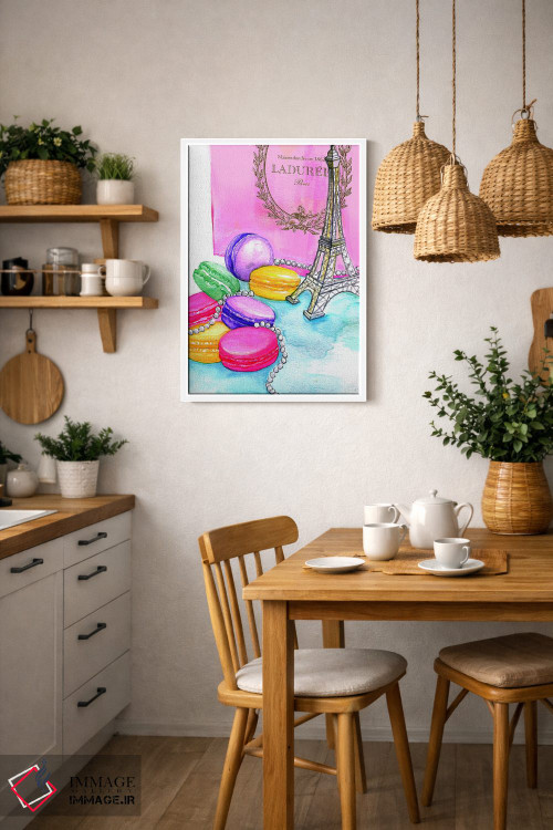 تابلو دکوراتیو بعد از ظهر در پاریس اثر رونگرونگ دوو - D3W
