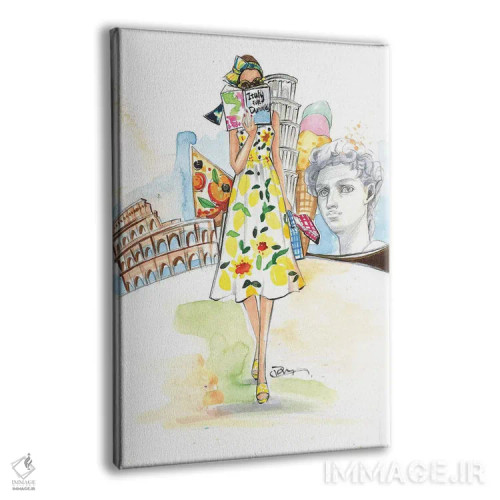 تابلو دکوراتیو رم، من می آیم اثر رونگرونگ دوو - نمای پرسپکتیو محصول