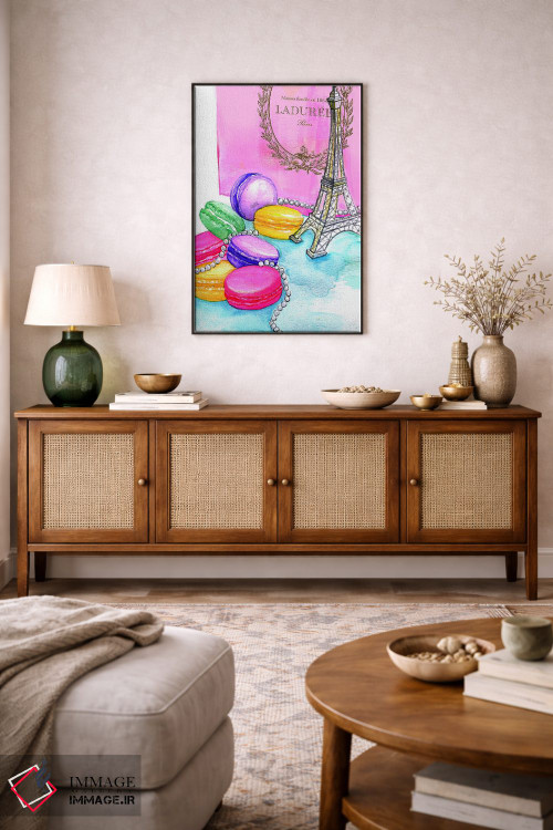 تابلو دکوراتیو بعد از ظهر در پاریس اثر رونگرونگ دوو - D4B