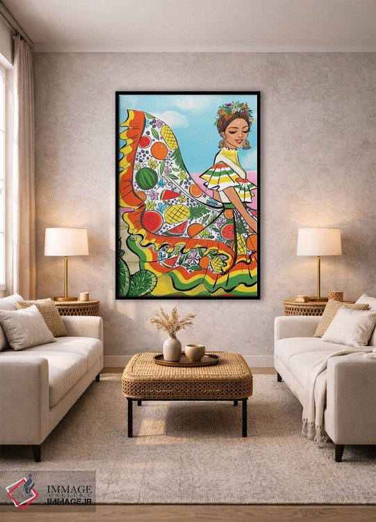 تابلو دکوراتیو مکزیک اثر رونگرونگ دوو - D1B