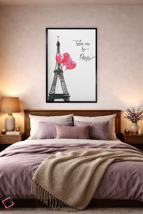 تابلو دکوراتیو من را به پاریس ببر اثر رونگرونگ دوو - D4B