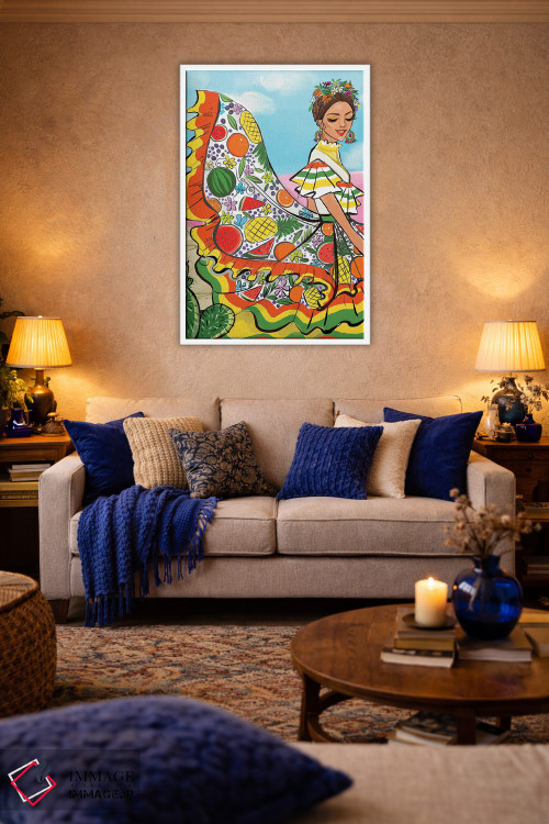 تابلو دکوراتیو مکزیک اثر رونگرونگ دوو - D2W