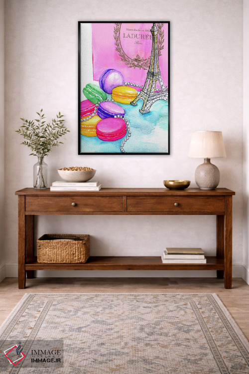 تابلو دکوراتیو بعد از ظهر در پاریس اثر رونگرونگ دوو - D5B