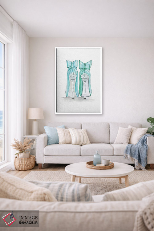 تابلو دکوراتیو کفش های تیفانی اثر رونگرونگ دوو - D1W