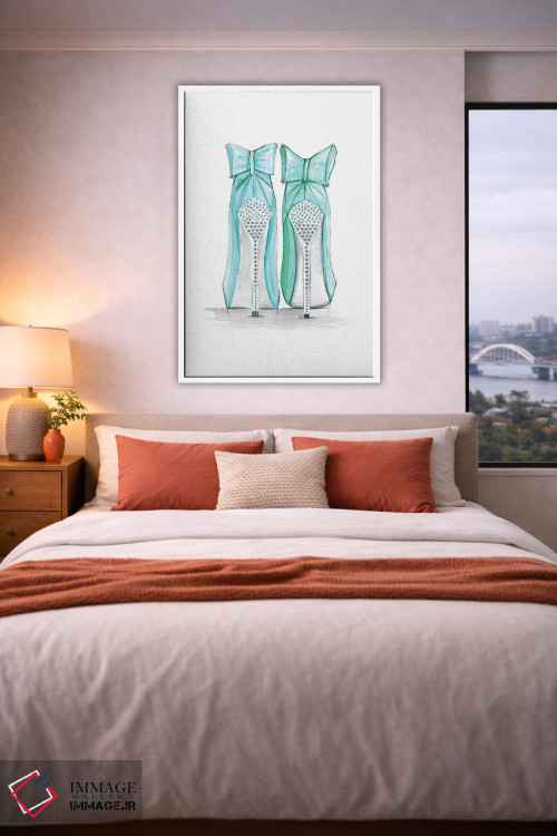تابلو دکوراتیو کفش های تیفانی اثر رونگرونگ دوو - D2W