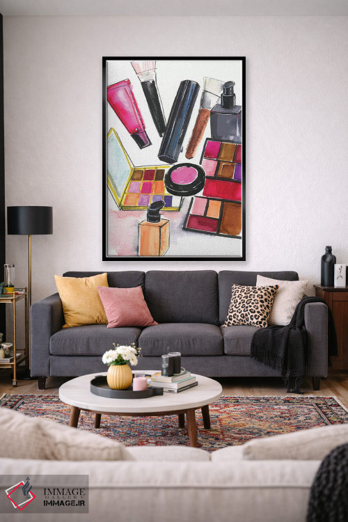 تابلو دکوراتیو لوازم آرایش نارس و مک اثر رونگرونگ دوو - D2B