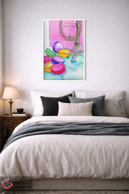تابلو دکوراتیو بعد از ظهر در پاریس اثر رونگرونگ دوو - D6W