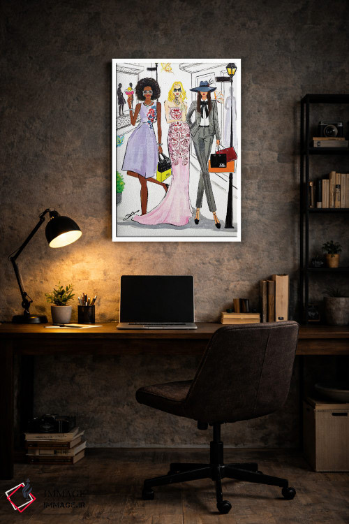 تابلو دکوراتیو روز خرید اثر رونگرونگ دوو - D6W