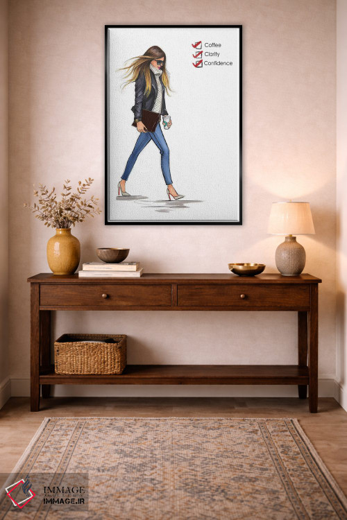 تابلو دکوراتیو چک لیست دوشنبه اثر رونگرونگ دوو - D5B