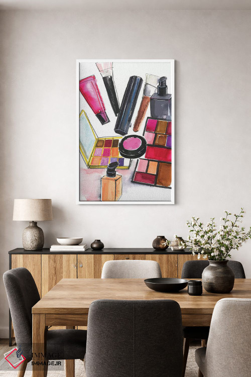 تابلو دکوراتیو لوازم آرایش نارس و مک اثر رونگرونگ دوو - D3W