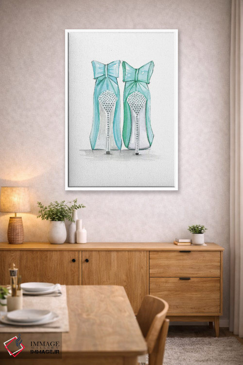 تابلو دکوراتیو کفش های تیفانی اثر رونگرونگ دوو - D3W