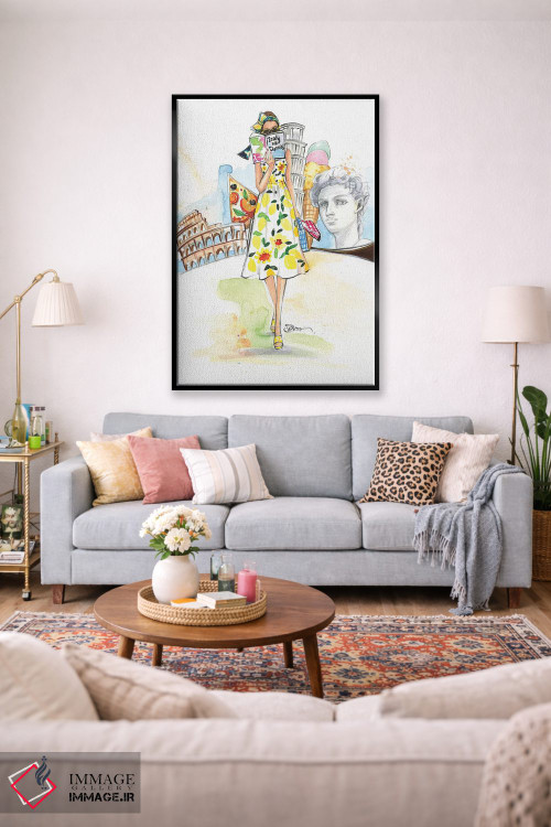 تابلو دکوراتیو رم، من می آیم اثر رونگرونگ دوو - D1B