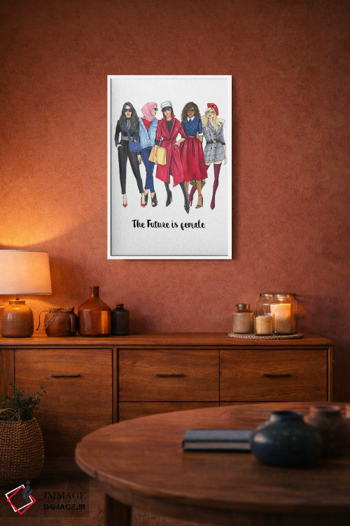 تابلو دکوراتیو روز زن ۲۰۱۸ اثر رونگرونگ دوو - D3W