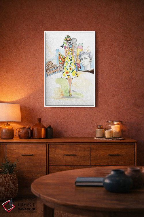 تابلو دکوراتیو رم، من می آیم اثر رونگرونگ دوو - D3W