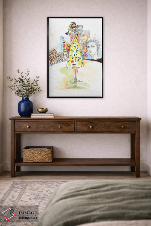 تابلو دکوراتیو رم، من می آیم اثر رونگرونگ دوو - D5B