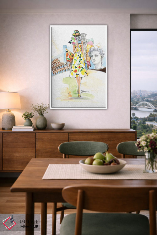 تابلو دکوراتیو رم، من می آیم اثر رونگرونگ دوو - D6W