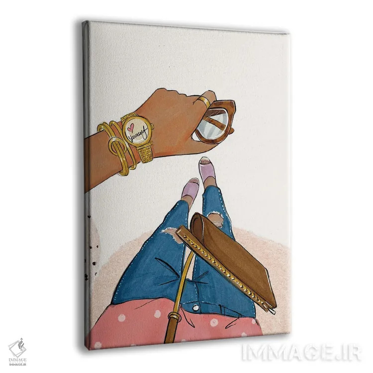 تابلو دکوراتیو خودت را دوست داشته باش اثر رونگرونگ دوو - نمای پرسپکتیو محصول