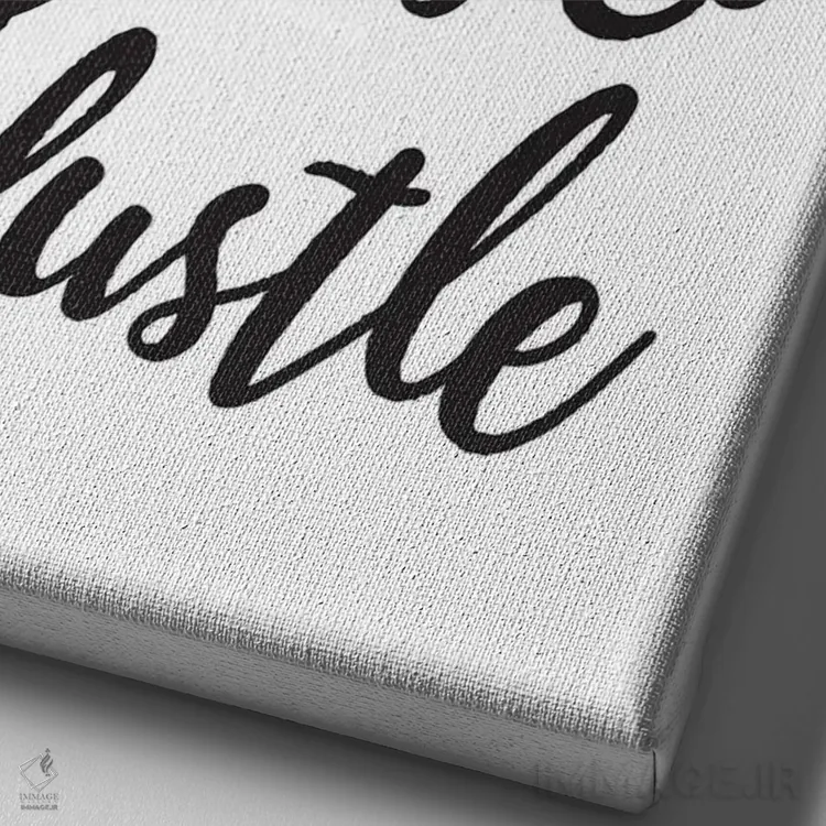 تابلو دکوراتیو پاشنه ها و تلاطم اثر رونگرونگ دوو - نمای نزدیک بافت بوم