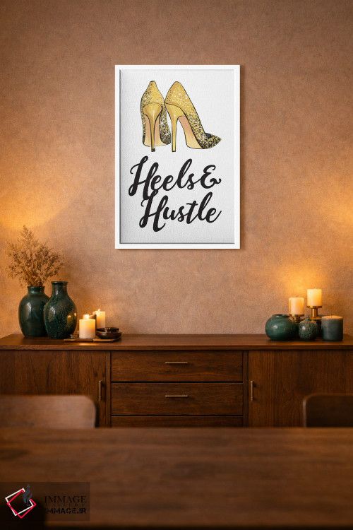 تابلو دکوراتیو پاشنه ها و تلاطم اثر رونگرونگ دوو - D1W