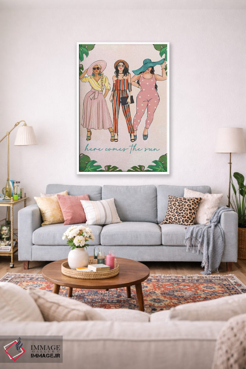 تابلو دکوراتیو اینک خورشید می آید اثر رونگرونگ دوو - D1W