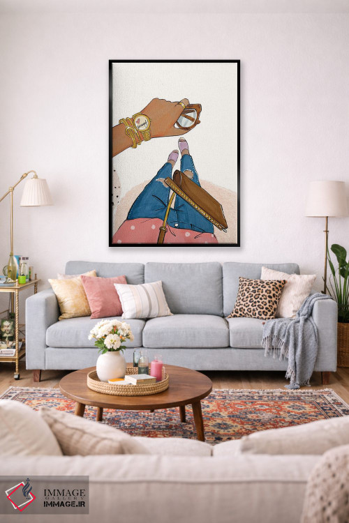 تابلو دکوراتیو خودت را دوست داشته باش اثر رونگرونگ دوو - D1B