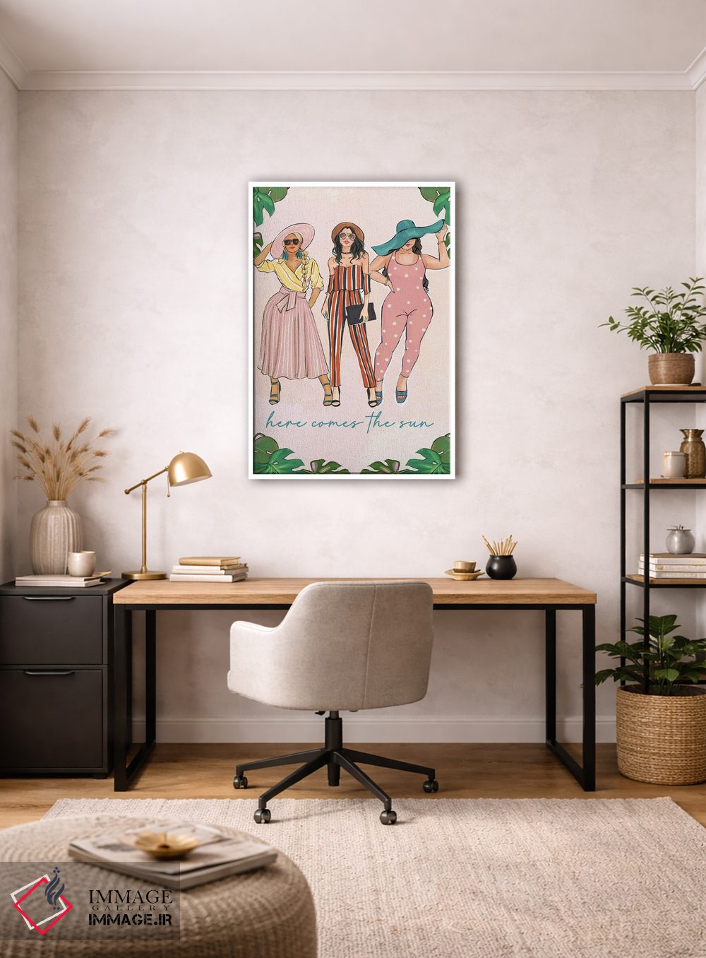 تابلو دکوراتیو اینک خورشید می آید اثر رونگرونگ دوو - D2W