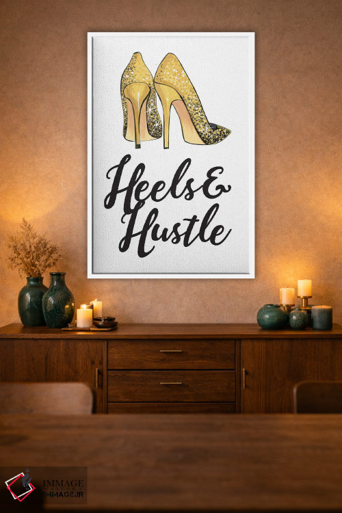 تابلو دکوراتیو پاشنه ها و تلاطم اثر رونگرونگ دوو - D2W