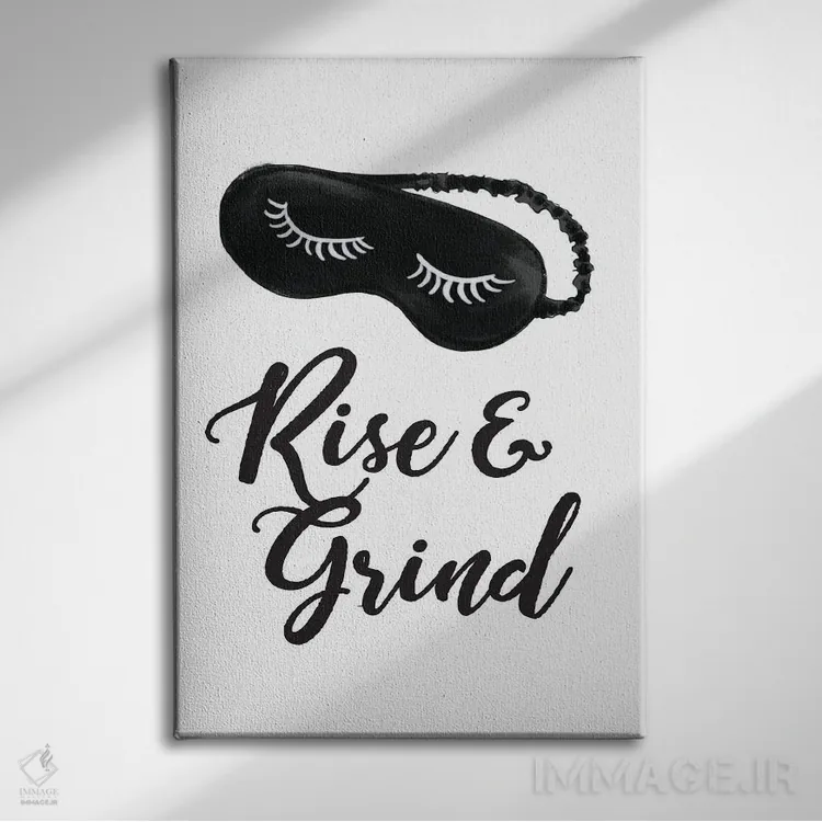 تابلو دکوراتیو بلند شو و بجنگ اثر رونگرونگ دوو - نمای روبهرو روی دیوار