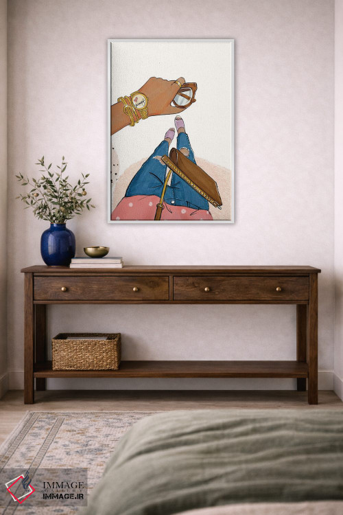 تابلو دکوراتیو خودت را دوست داشته باش اثر رونگرونگ دوو - D3W