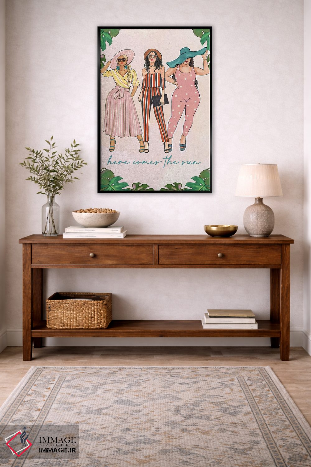 تابلو دکوراتیو اینک خورشید می آید اثر رونگرونگ دوو - D3B