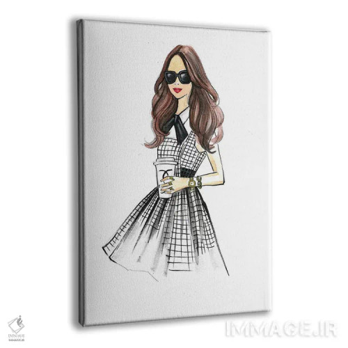 تابلو دکوراتیو برای قهوه برو اثر رونگرونگ دوو - نمای پرسپکتیو محصول