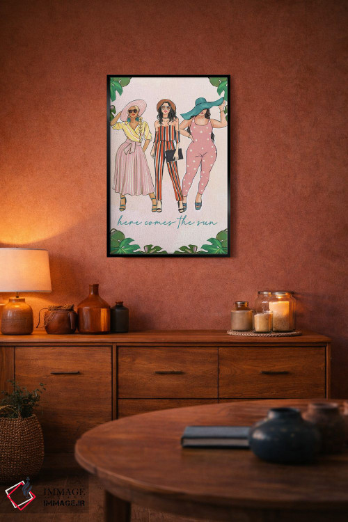 تابلو دکوراتیو اینک خورشید می آید اثر رونگرونگ دوو - D5B