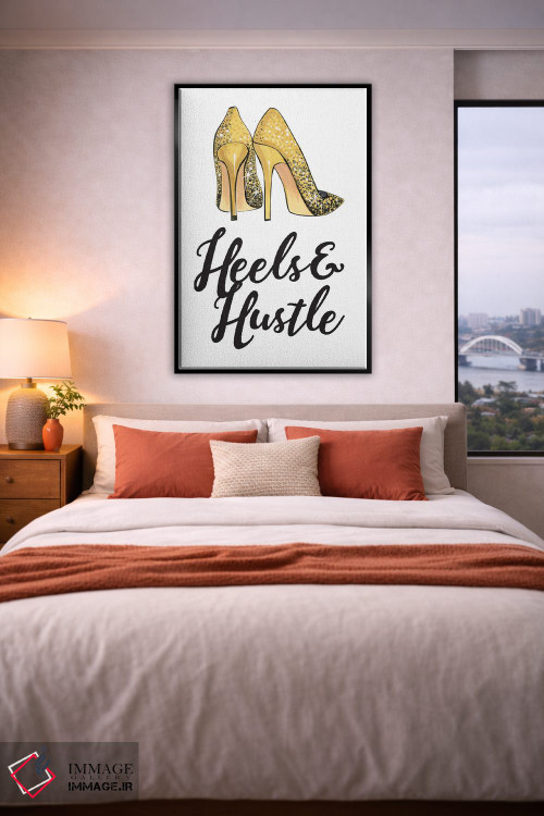 تابلو دکوراتیو پاشنه ها و تلاطم اثر رونگرونگ دوو - D5B