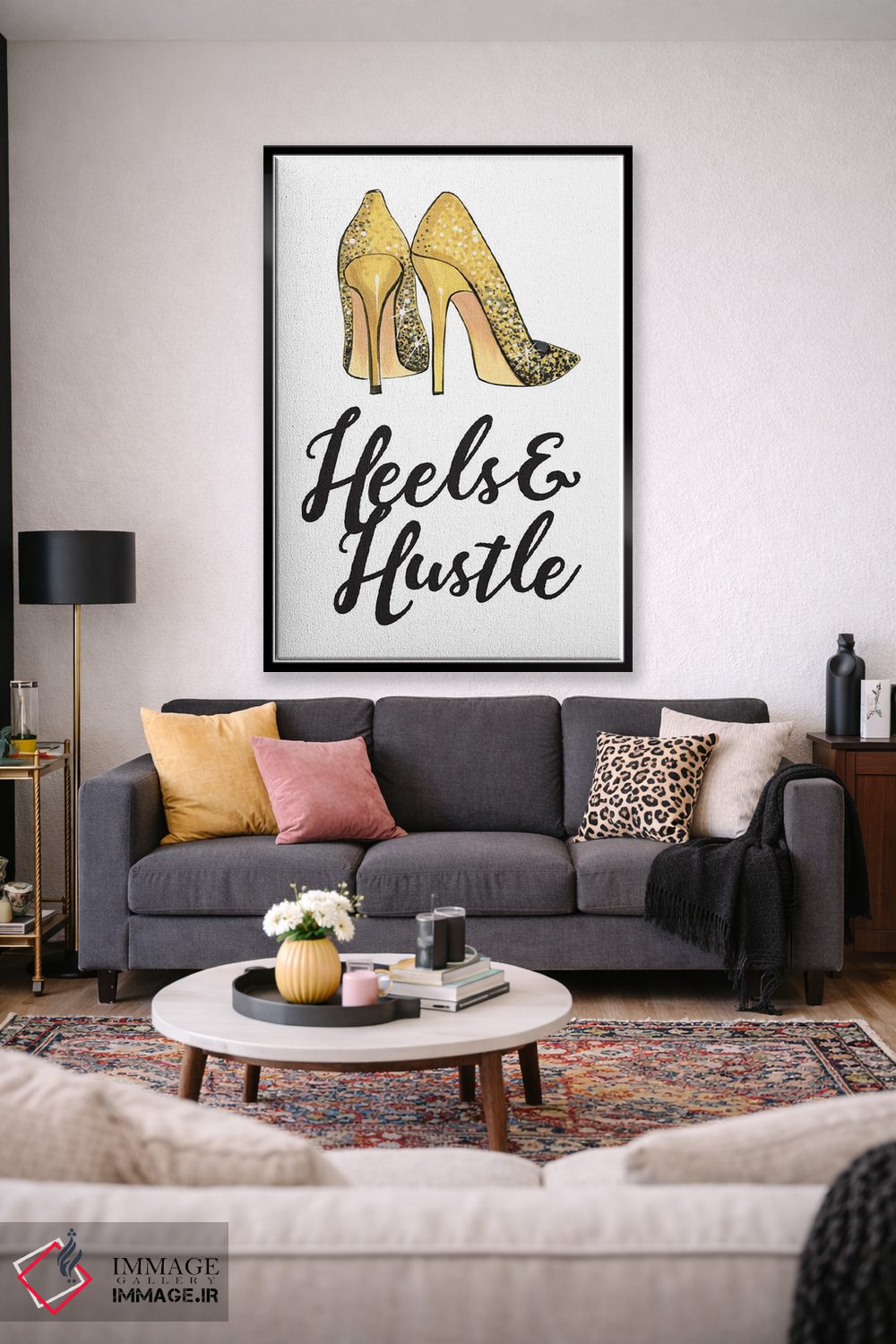 تابلو دکوراتیو پاشنه ها و تلاطم اثر رونگرونگ دوو - D4B