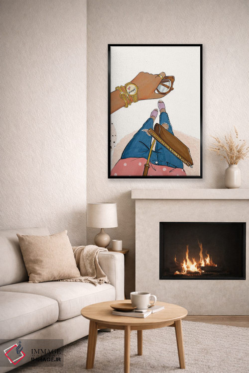 تابلو دکوراتیو خودت را دوست داشته باش اثر رونگرونگ دوو - D6B