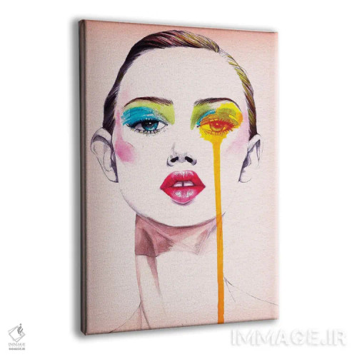 تابلو دکوراتیو آرایش اثر رونگرونگ دوو - نمای پرسپکتیو محصول