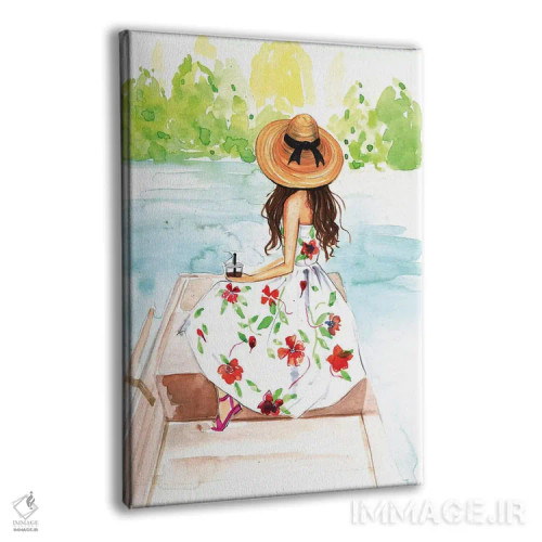 تابلو دکوراتیو قایق سواری در ونیز اثر رونگرونگ دوو - نمای پرسپکتیو محصول